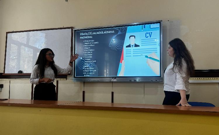 BDU tələbələri üçün “workshop”: “Professional CV necə hazırlanır?” 