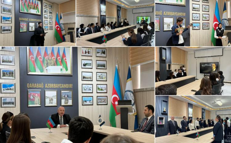 BDU-da “Əbədi müstəqilliyimizdən tarixi zəfərə” adlı tədbir 