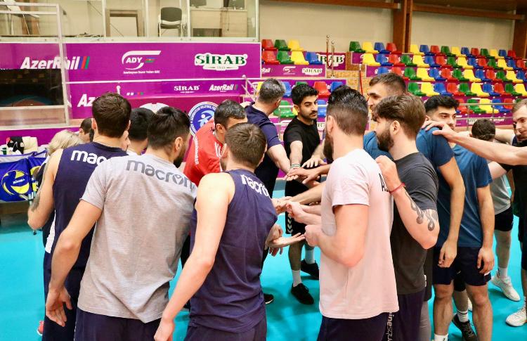 Azərbaycanın kişi voleybol yığması Qızıl Avropa Liqasının hazırlıqlarına başlayıb 