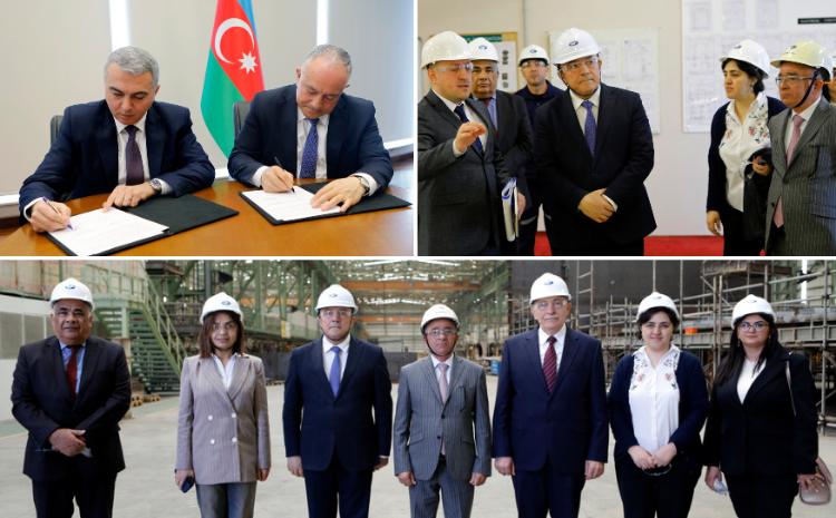 AzTU ilə Bakı Gəmiqayırma Zavodu arasında əməkdaşlıq memorandumu imzalanıb 