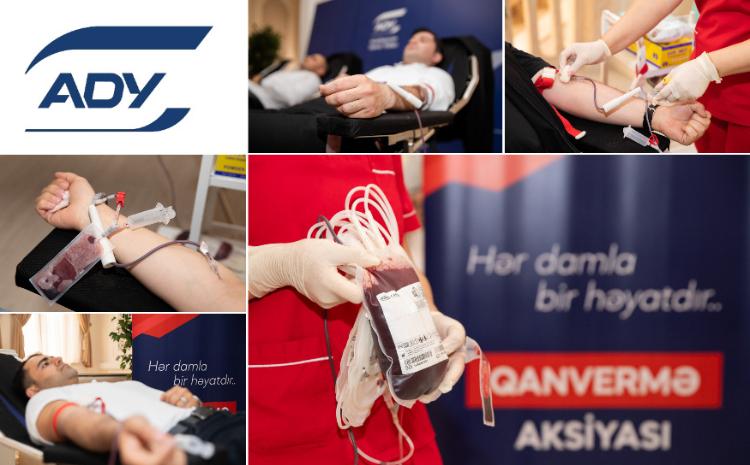 “Azərbaycan Dəmir Yolları” QSC-də qanvermə aksiyası keçirilib 