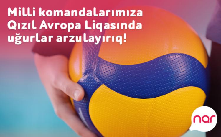 Nar wishes good luck to our national volleyball teams in Golden European League! 
