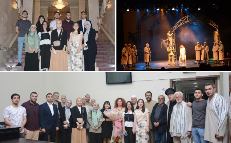 İlahiyyat İnstitutunun tələbələri Akademik Milli Dram Teatrında olublar 