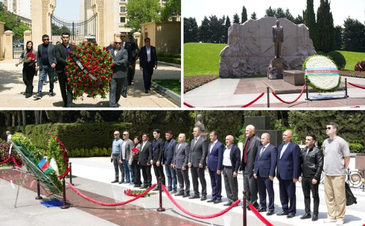 Beynəlxalq turnirin qonaqları Ulu Öndər Heydər Əliyevin məzarını ziyarət ediblər 