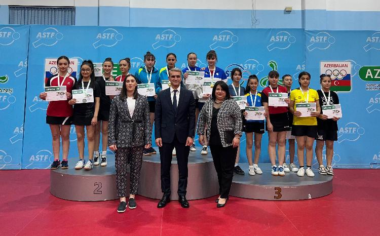 Stolüstü tennis üzrə ölkə birinciliyinin qalibləri müəyyənləşib 