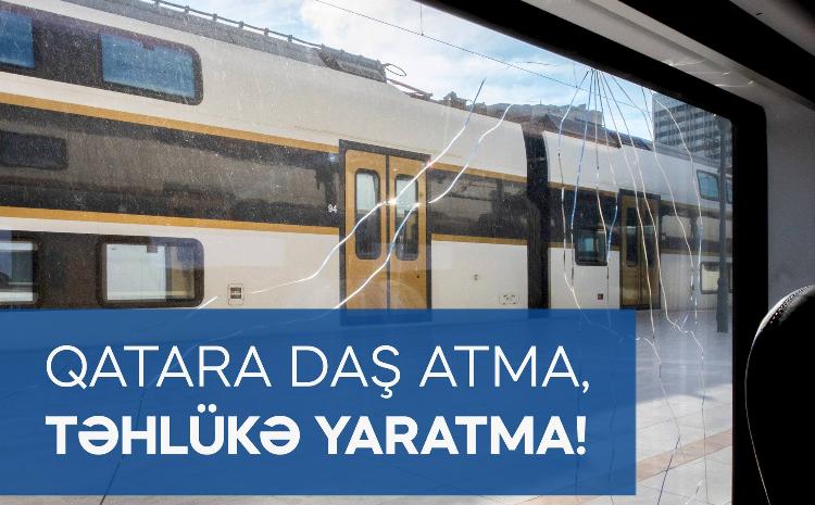ADY: Stadler qatarlarına daş atma hadisələri məsuliyyətsiz davranış olaraq qiymətləndirilir 