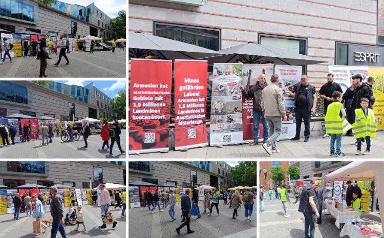Münsterdə “Mina və Partlamamış Hərbi Sursatların Təhlükəsinə dair Məlumatlandırma Sərgisi” keçirilib 