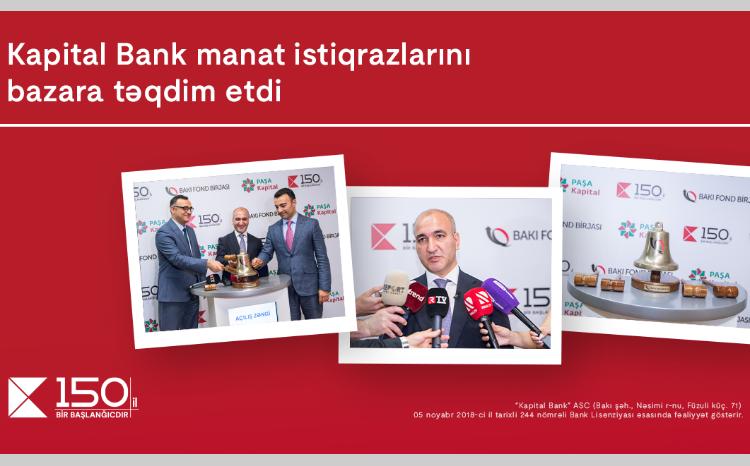 Kapital Bank's manat bonds presented to the market with “Opening Bell” at the Baku Stock Exchange 