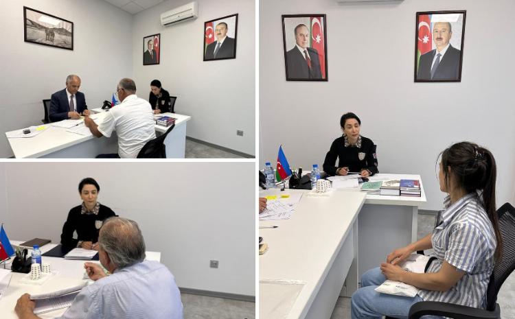 Ombudsman növbəti vətəndaş qəbulu keçirib 