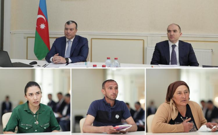 Nazir Sahil Babayev Gədəbəy rayonunda vətəndaşları qəbul edib 