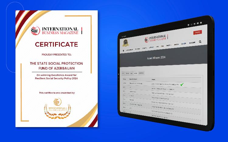 DSMF Birləşmiş Ərəb Əmirliklərində yerləşən beynəlxalq təşkilatın Mükəmməllik Sertifikatına layiq görüldü 
