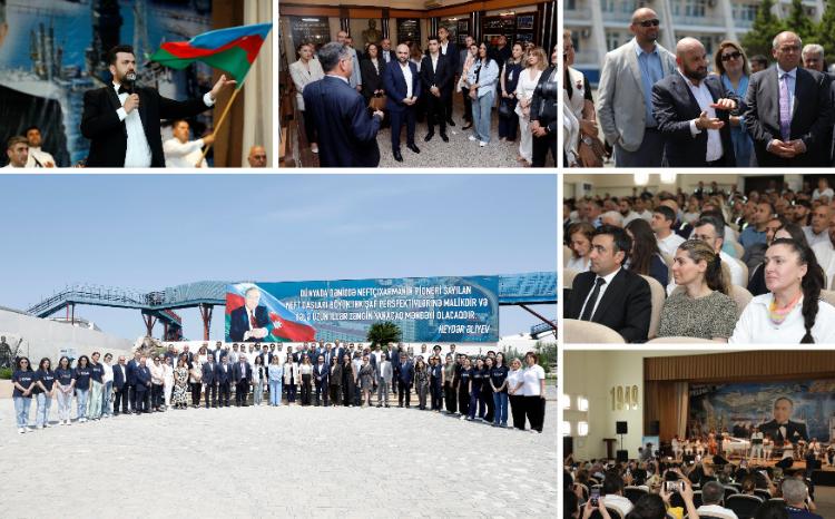 Bir sıra dövlət qurumlarının və şirkətlərin mətbuat katiblərinin “Neft Daşları”na səfəri təşkil olunub 