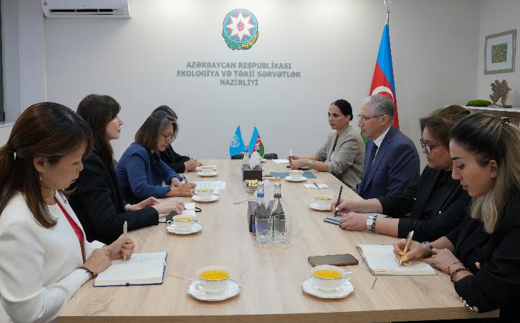 BMT-nin İnkişaf Koordinasiya Ofisinin regional direktoru Qvi Yeop Son ilə görüş keçirilib 
