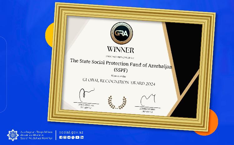 DSMF ABŞ-nin aparıcı qiymətləndirmə proqramının müsabiqəsində qalib  gələrək “Global Recognition Award 2024” mükafatına layiq görüldü 