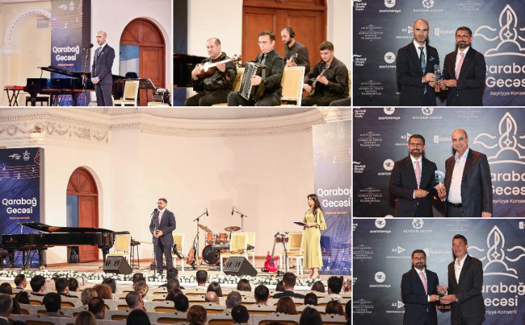 Qarabağ Dirçəliş Fondunun təşəbbüsü ilə Bakıda “Qarabağ gecəsi” xeyriyyə konserti keçirilib 