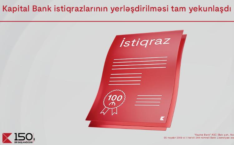 Kapital Bank completed placement of the second tranche of manat bonds 