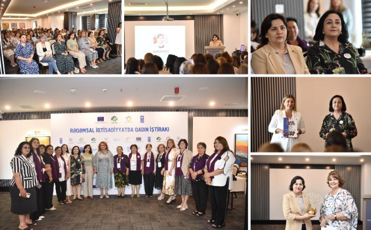 Bakıda “Rəqəmsal İqtisadiyyatda Qadın İştirakı” mövzusunda biznes forum keçirilib 