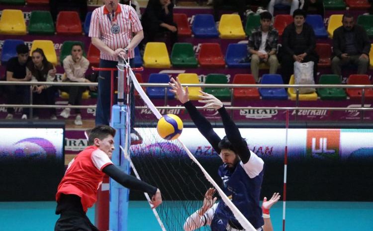 Azərbaycan voleybolçuları Qızıl Avropa Liqasında məğlub olub 