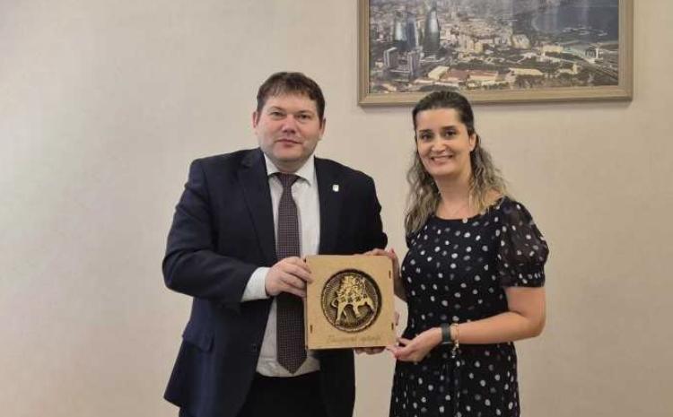 Delegation from Belarusian State University of Informatics and Radioelectronics visits Baku Higher Oil School 