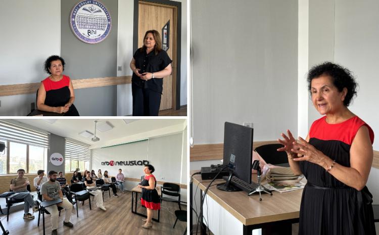 Ректор Университета Ускюдар встретилась с участниками программы ARB 24 и NewsLab БГУ 