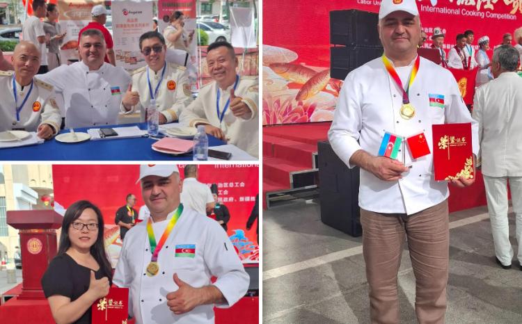 Azərbaycanlı aşbaz beynəlxalq yarışda qızıl medal qazandı 