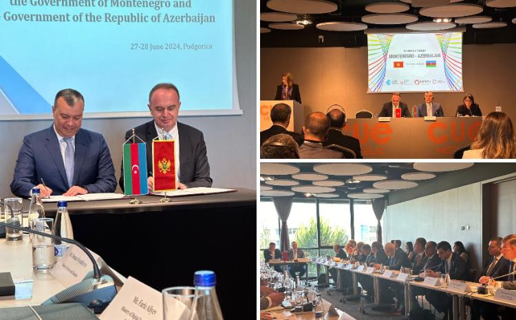 Monteneqro-Azərbaycan biznes forumu və iki ölkənin hökumətləri arasında Birgə Komissiyanın 3-cü iclası keçirildi 