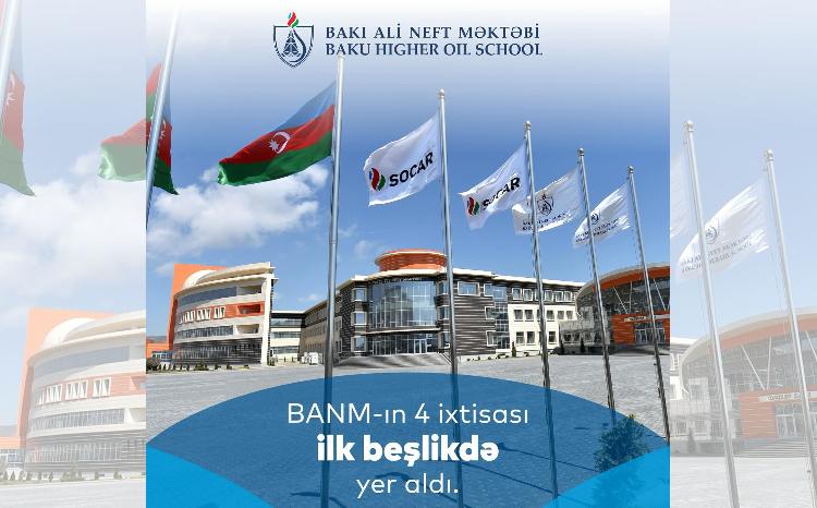 4 specializations of BHOS were in the top five 