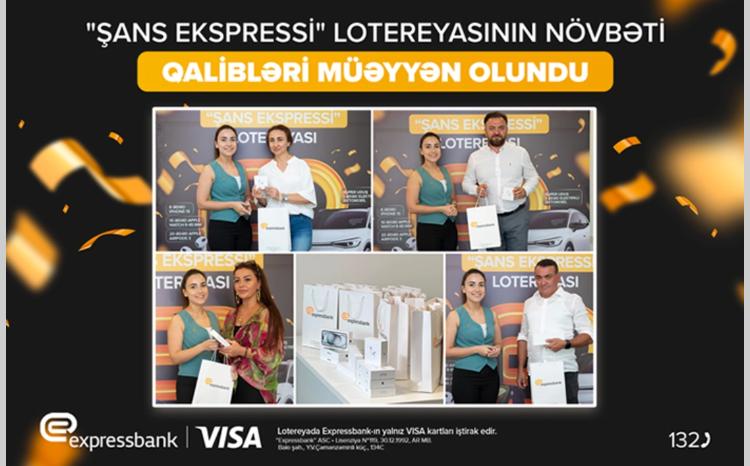 "Expressbank" "VISA" kart istifadəçilərinə hədiyyələr təqdim olundu 