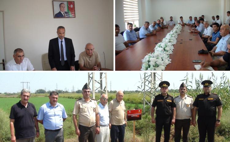 Salyanda fermerlərə tarlaların yandırılmasının ekoloji və hüquqi nəticələri izah edildi 