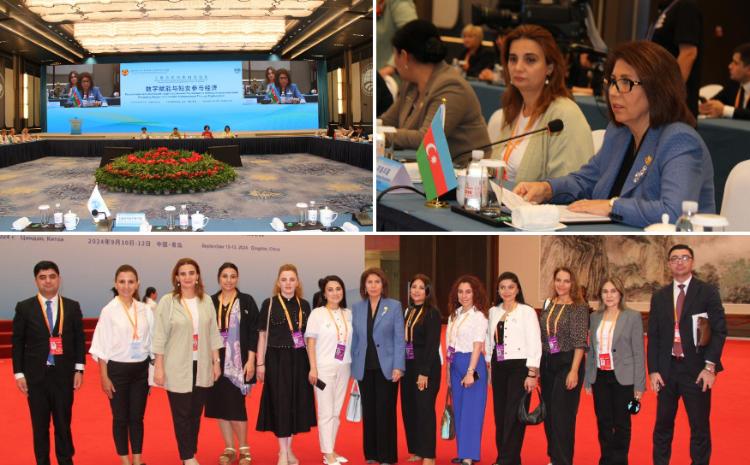Bahar Muradova Beynəlxalq Qadınlar Forumunda çıxış edib 