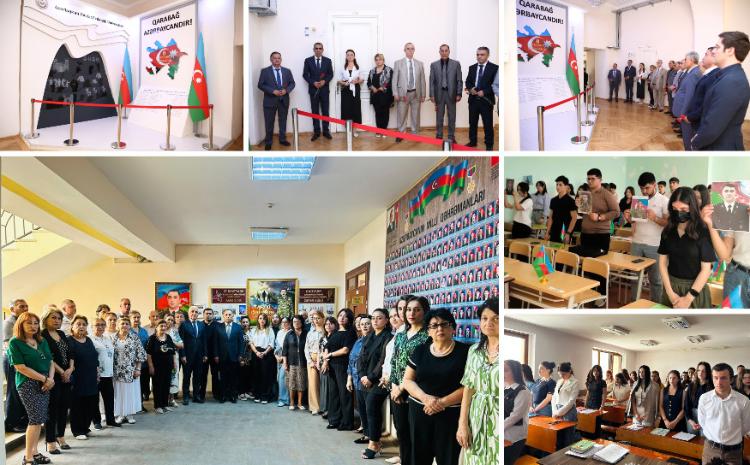 Pedaqoji Universitetdə Vətən müharibəsi şəhidləri anılıb 