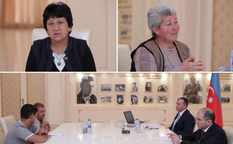 Nazir Sahil Babayev Göygöldə vətəndaşları qəbul edib 