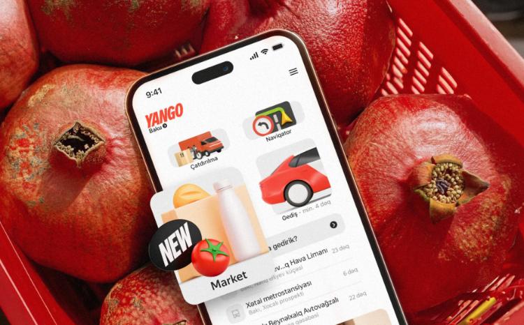 “Yango Azerbaijan” Bakıda sürətli çatdırılma üzrə “Market” xidmətini istifadəyə verib 