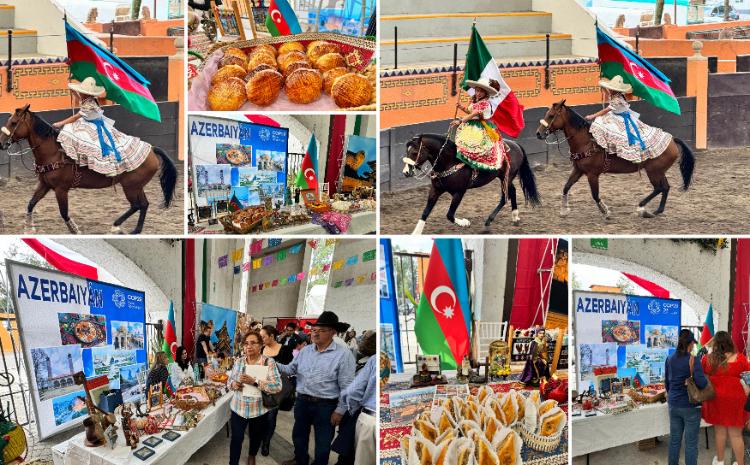 Mexikonun tarixi və mötəbər “Lienzo Charro de Constituyentes” arenasında Azərbaycan mədəniyyəti təqdim olunub 