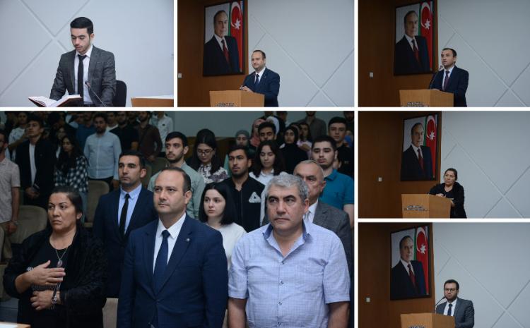 İlahiyyat İnstitutunda Anım Gününə həsr olunmuş tədbir keçirilib 