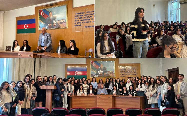 ADPU-da Xalq artisti Nurəddin Mehdixanlı ilə görüş keçirilib 