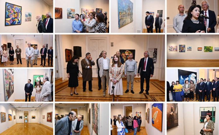 Bakıda “Xəzər” Biennalesi çərçivəsində təsviri incəsənət sərgisi açılıb 