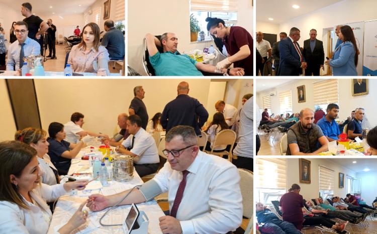 Sumqayıt Tibb Mərkəzi qanvermə aksiyası təşkil edib 
