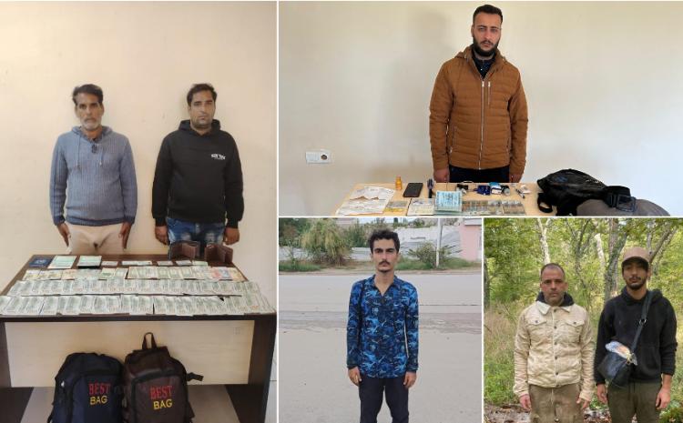 Dövlət sərhədini pozmağa cəhd göstərən 6 nəfər saxlanılıb 