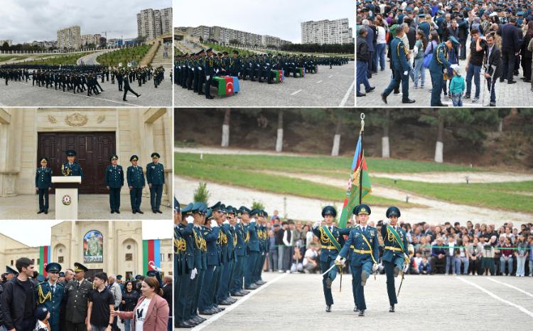 Gənc kursantların andiçmə mərasimi keçirilmişdir - VİDEO