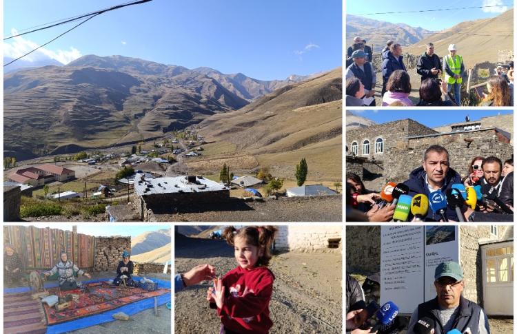 Организован медиа-тур на тему «Год Хыналыга в ЮНЕСКО» 