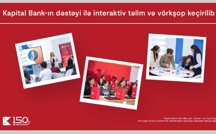 Kapital Bank empowers students with Emotional Intelligence and Career Guidance trainings 