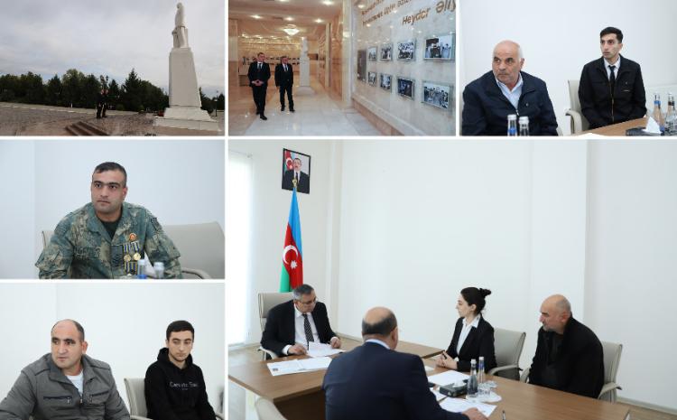 Mürsəl İbrahimov Ağdaşda vətəndaşların problemlərini dinlədi 