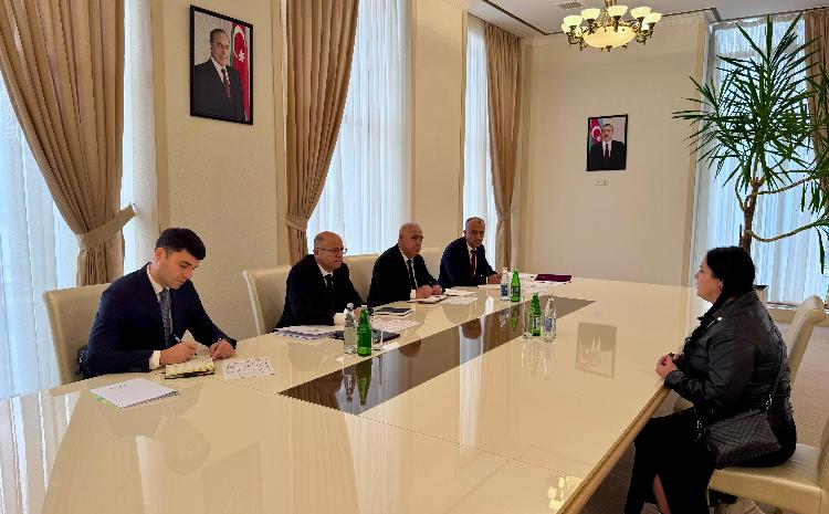 Energetika naziri Göygöldə vətəndaşları qəbul edib 