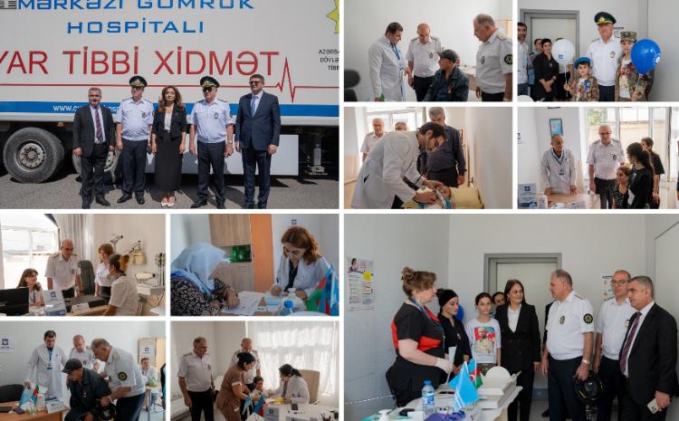 Dövlət Gömrük Komitəsi Tibbi Xidmət İdarəsi Astarada şəhid və qazi ailələri üçün kardioloji tibbi sosial aksiya keçirib 