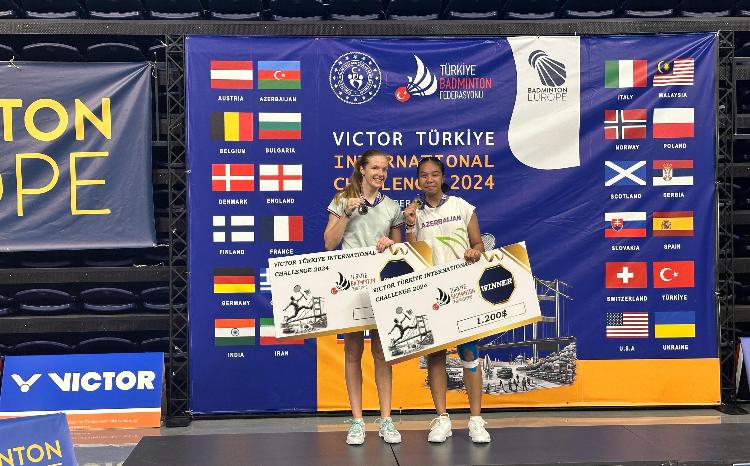 Badmintonçumuz Türkiyədə qızıl medal qazandı 
