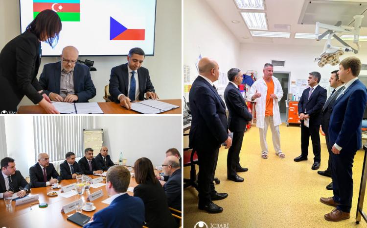 İcbari Tibbi Sığorta üzrə Dövlət Agentliyi ilə Çex Respublikasının Səhiyyə Nazirliyi arasında memorandum imzalanıb 