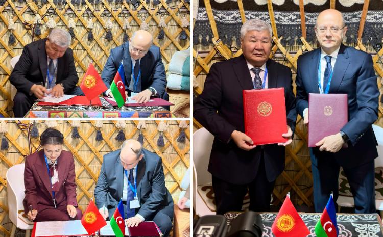 Azərbaycan Qırğızıstanla enerji əməkdaşlığı üzrə sənədlər imzalayıb 