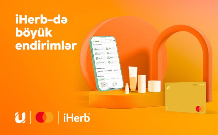 Unibank Mastercard kartınla iHerb-dən 30 %-lik endirim qazan! 
