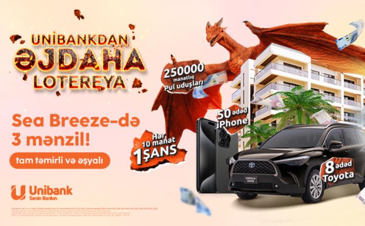 Unibankın “Əjdaha” lotereyasının dördüncü tirajının qalibləri kimlər olacaq? 